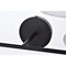 Bethany 2 lights bath sconce in black with white fabric shade